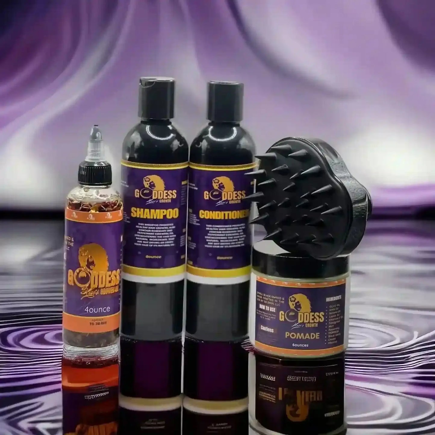 Goddess Complete Hair Care Set – Nourish, Protect & Shine Goddesshairandskin