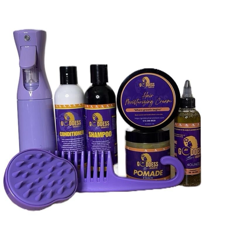 Goddess Complete Hair Care Set – Nourish, Protect & Shine - Goddesshairandskin