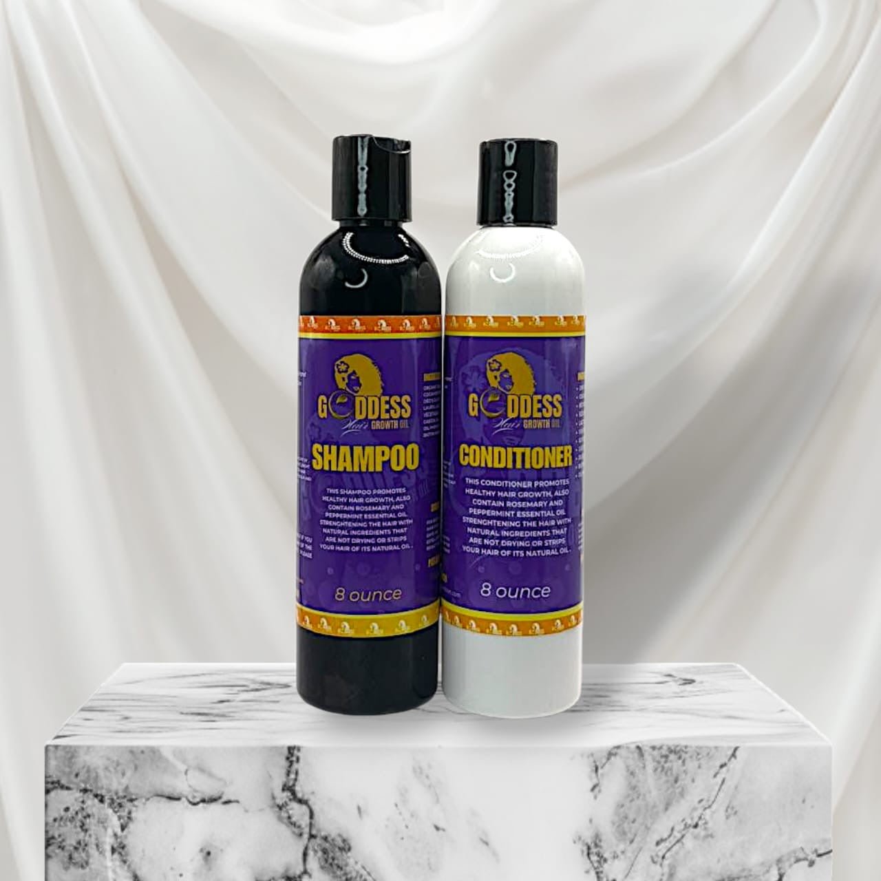 Goddess Shampoo & Conditioner Set – Nourish, Strengthen & Shine - Goddesshairandskin