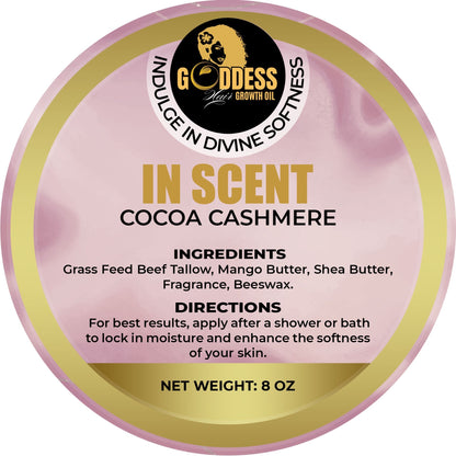 Goddess cocoa cashmere body butter - Goddesshairandskin