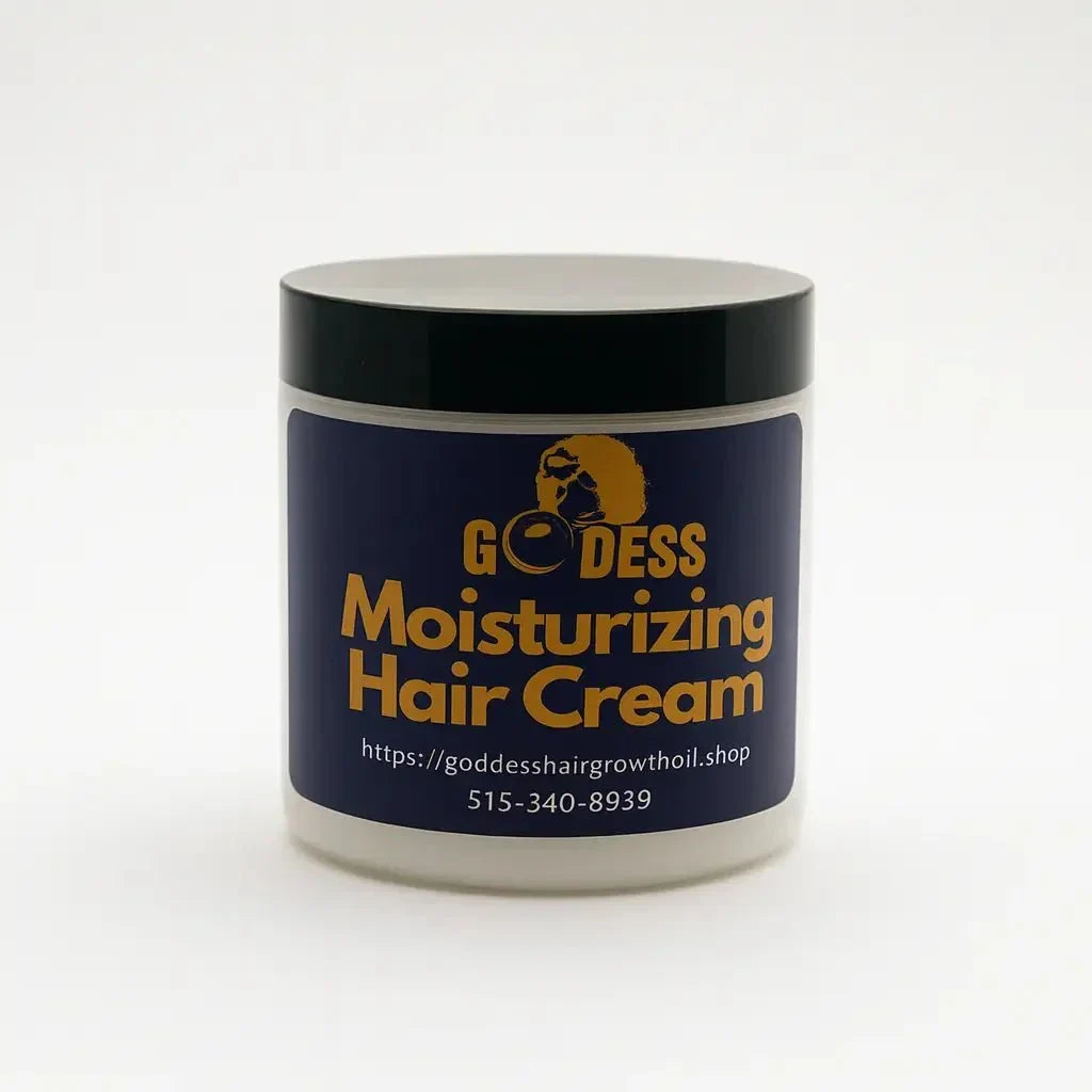 Goddess Moisturizing Hair Cream – Hydrate, Smooth & Protect - Goddesshairandskin