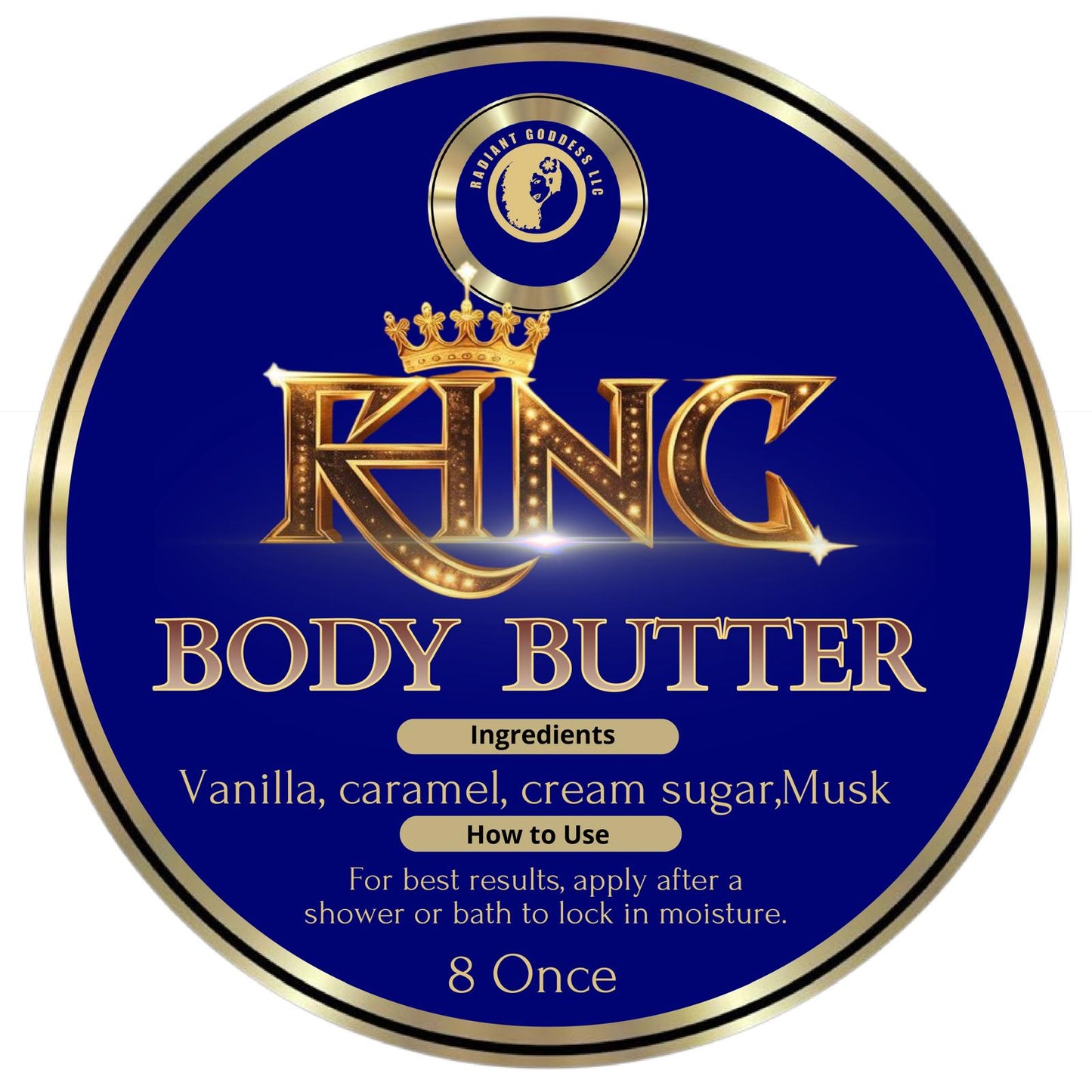 King Body Butter – Men’s Luxurious Moisture & Care - Goddesshairandskin