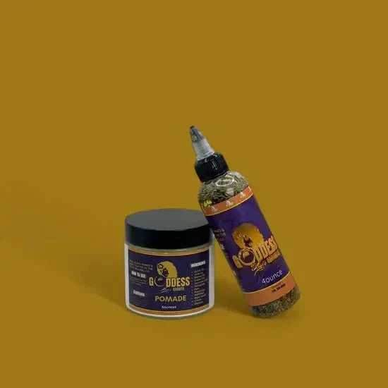 Pomade and Oil Set – Smooth, Nourish & Add Shine - Goddesshairandskin