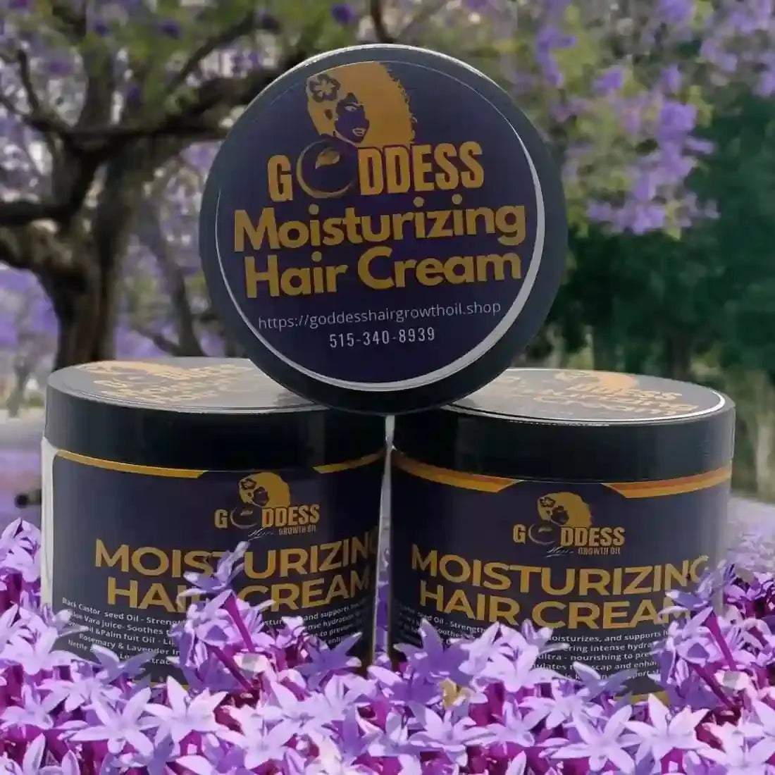 Goddess Moisturizing Hair Cream – Hydrate, Smooth & Protect - Goddesshairandskin