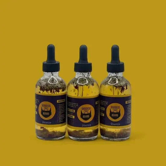 Goddess Beard Oil – Nourish, Soften & Promote Growth - Goddesshairandskin