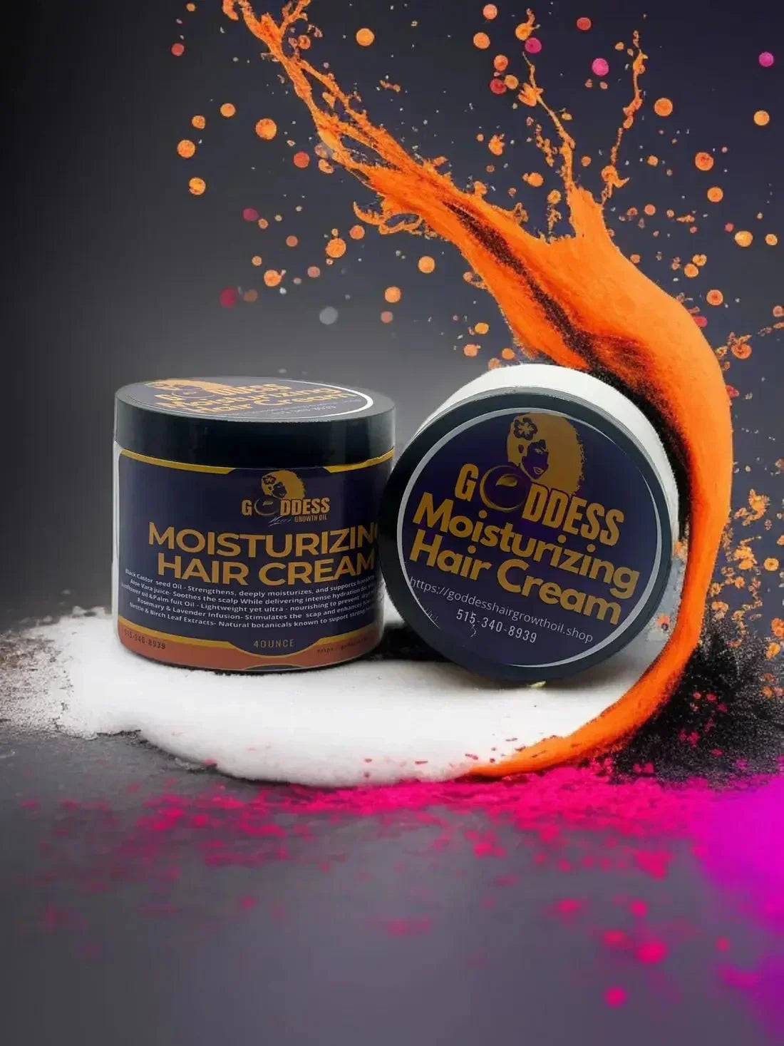 Goddess Moisturizing Hair Cream – Hydrate, Smooth & Protect - Goddesshairandskin