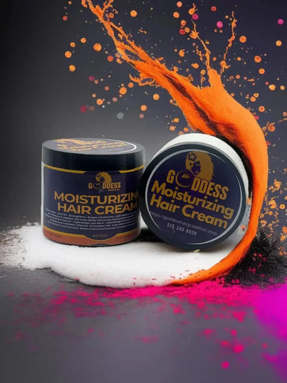 Goddess Moisturizing Hair Cream – Hydrate, Smooth & Protect - Goddesshairandskin